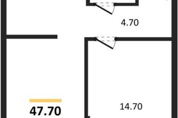 Фото №1: 1-комнатная квартира 47 м² - Краснодар, мкр. Догма Парк, ул. Марины Цветаевой, 33