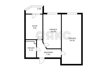 Фото №1: 2-комнатная квартира 60 м² - Краснодар, мкр. жилой комплекс Видный, ул. Командорская, 3к1
