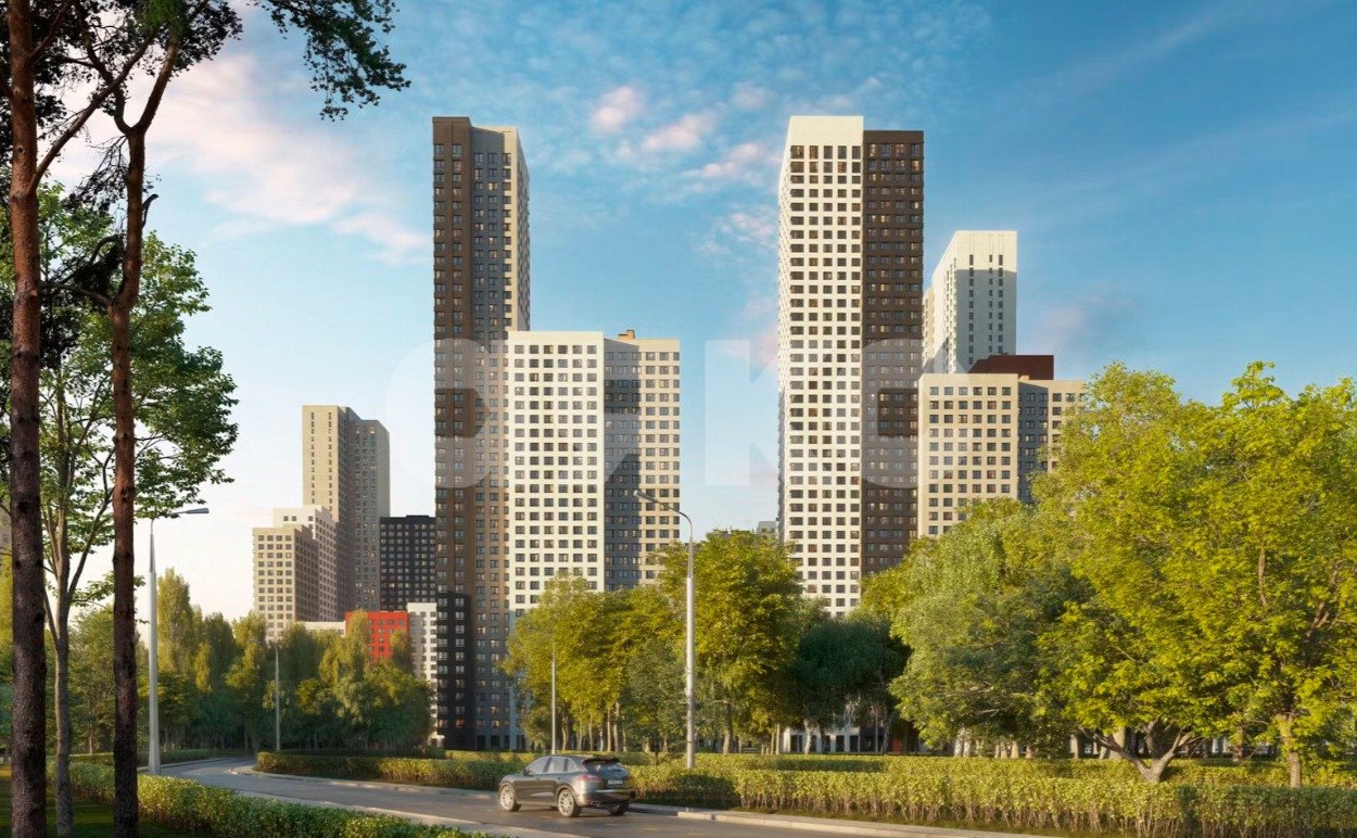 Фото №10: 2-комнатная квартира 60 м² - Москва, ЖК Скай Гарден, пр-д Строительный, 9с9
