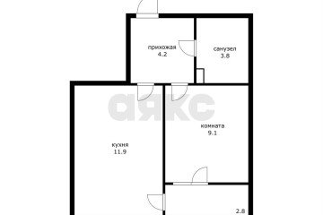 Фото №1: 1-комнатная квартира 28 м² - Краснодар, мкр. жилой комплекс Самолёт, ул. Западный Обход, 39/2к2