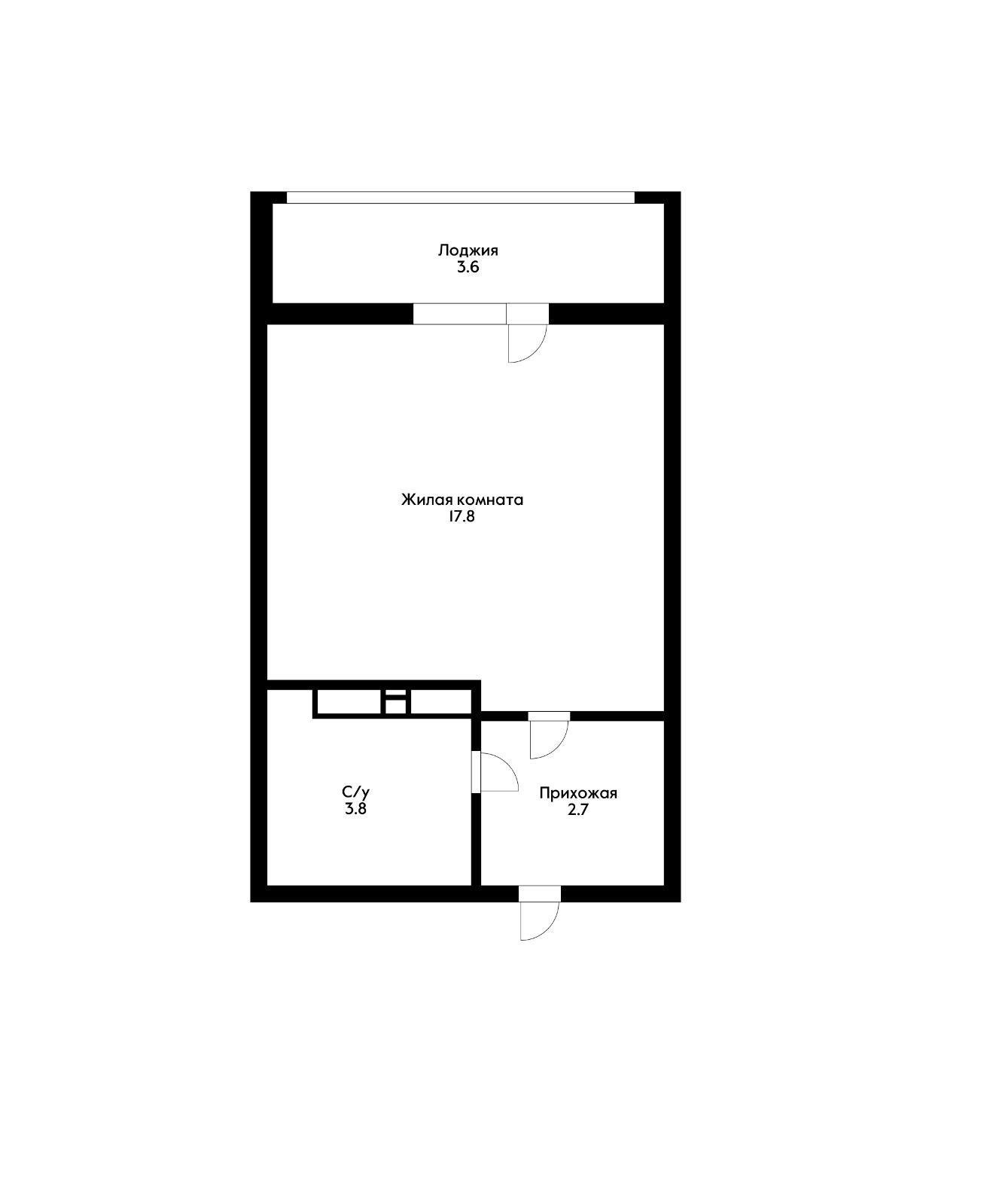 Фото №14: Студия 23 м² - Краснодар, Прикубанский внутригородской округ, мкр. жилой комплекс Самолёт-5, ул. Ивана Беличенко, 97