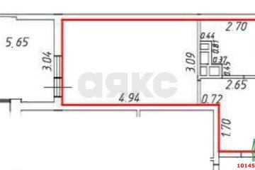 Фото №3: Студия 30 м² - Краснодар, мкр. Любимово, 2