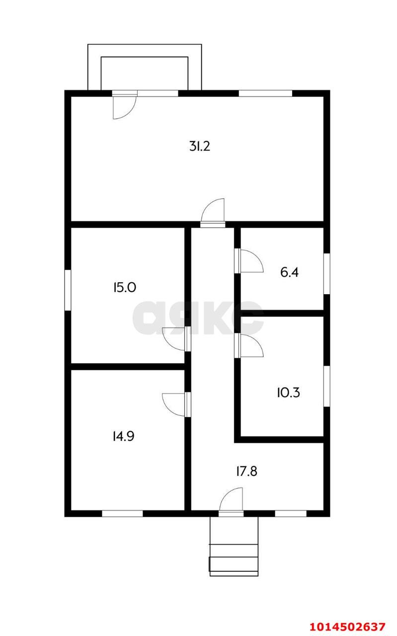 Фото №7: Дом 113 м² + 5 сот. - Яблоновский, ул. Космическая, 84