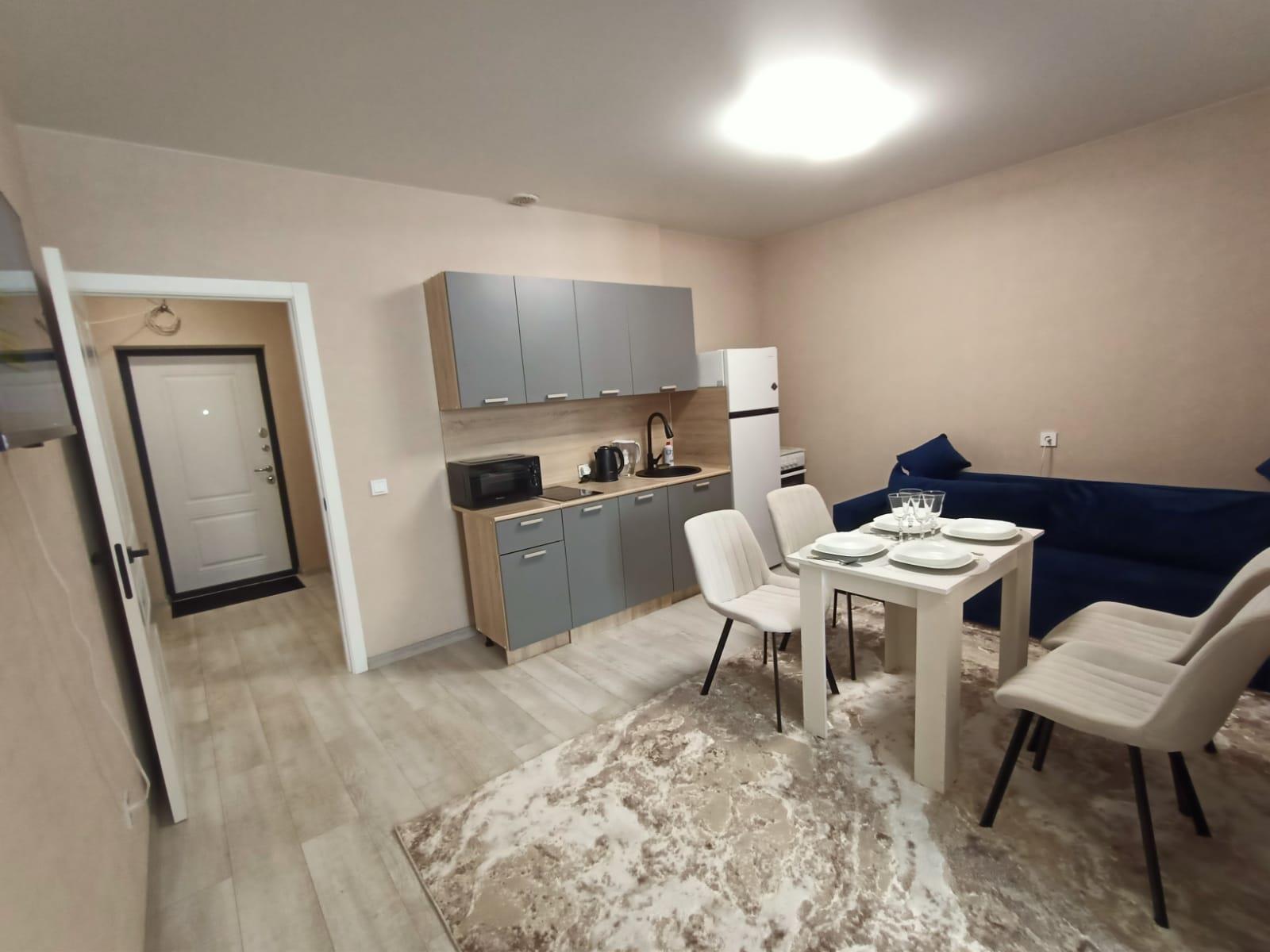 Фото №2: 1-комнатная квартира 45 м² - Краснодар, Прикубанский внутригородской округ, Россинского, мкр. жилой комплекс Red777, ул. Адмирала Крузенштерна, 5к1