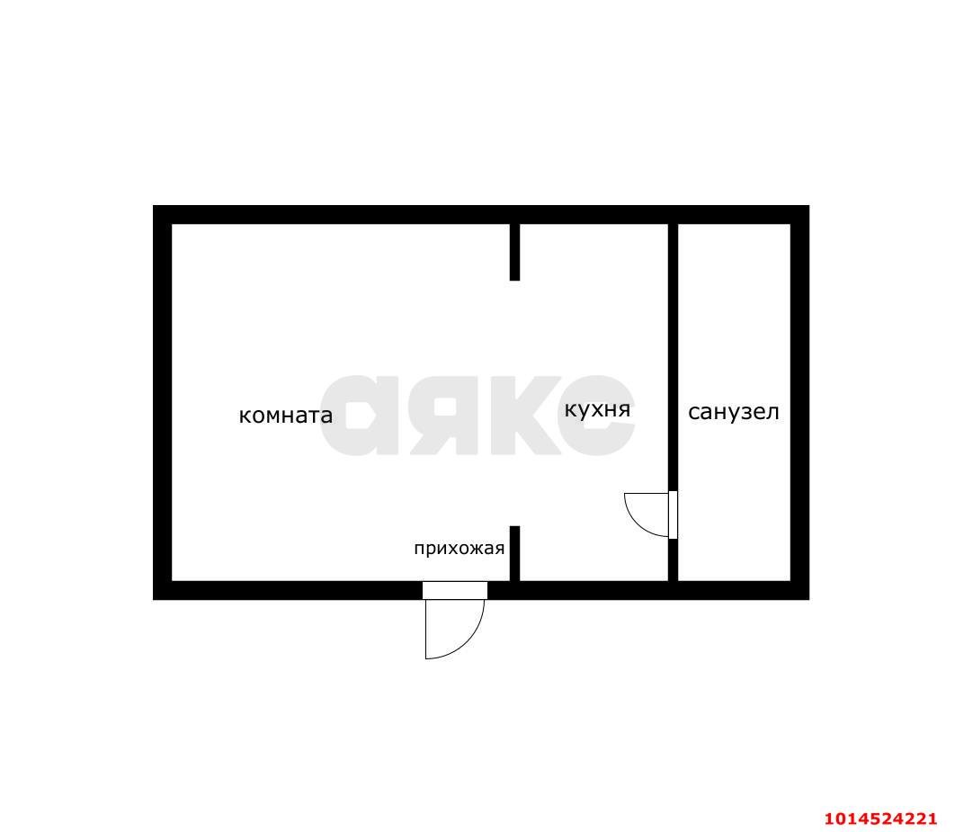 Фото №10: Студия 33 м² - Краснодар, Калинино, ул. 1 Мая, 428