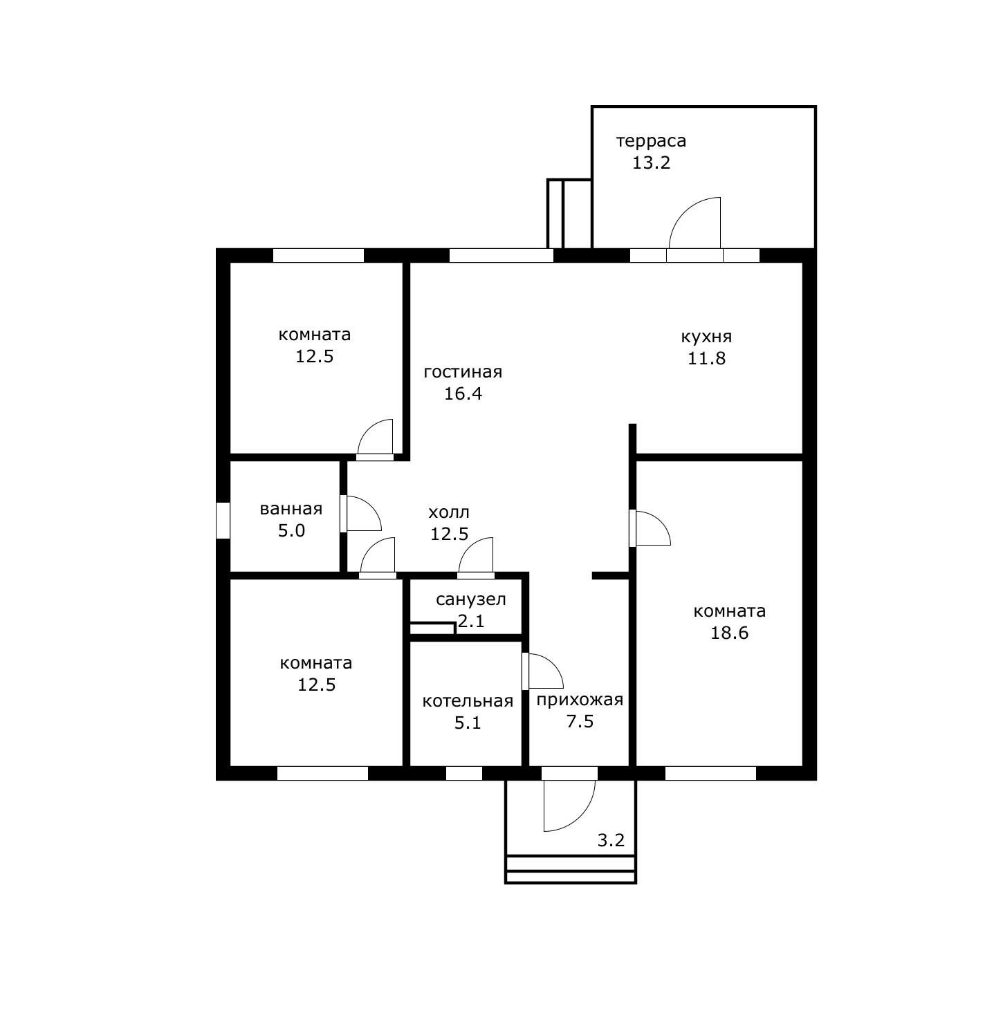 Фото №4: Дом 120 м² + 6 сот. - Козет, ул. Юсуфа Тлюстена, 9