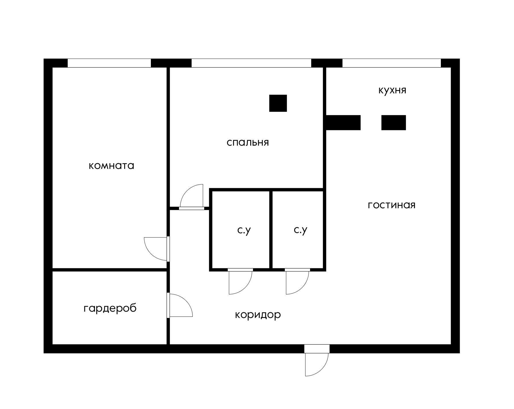 Фото №14: 2-комнатная квартира 88 м² - Краснодар, Центральный внутригородской округ, Западный внутригородской округ, жилой комплекс Центральный, мкр. Центральный, ул. Будённого, 129