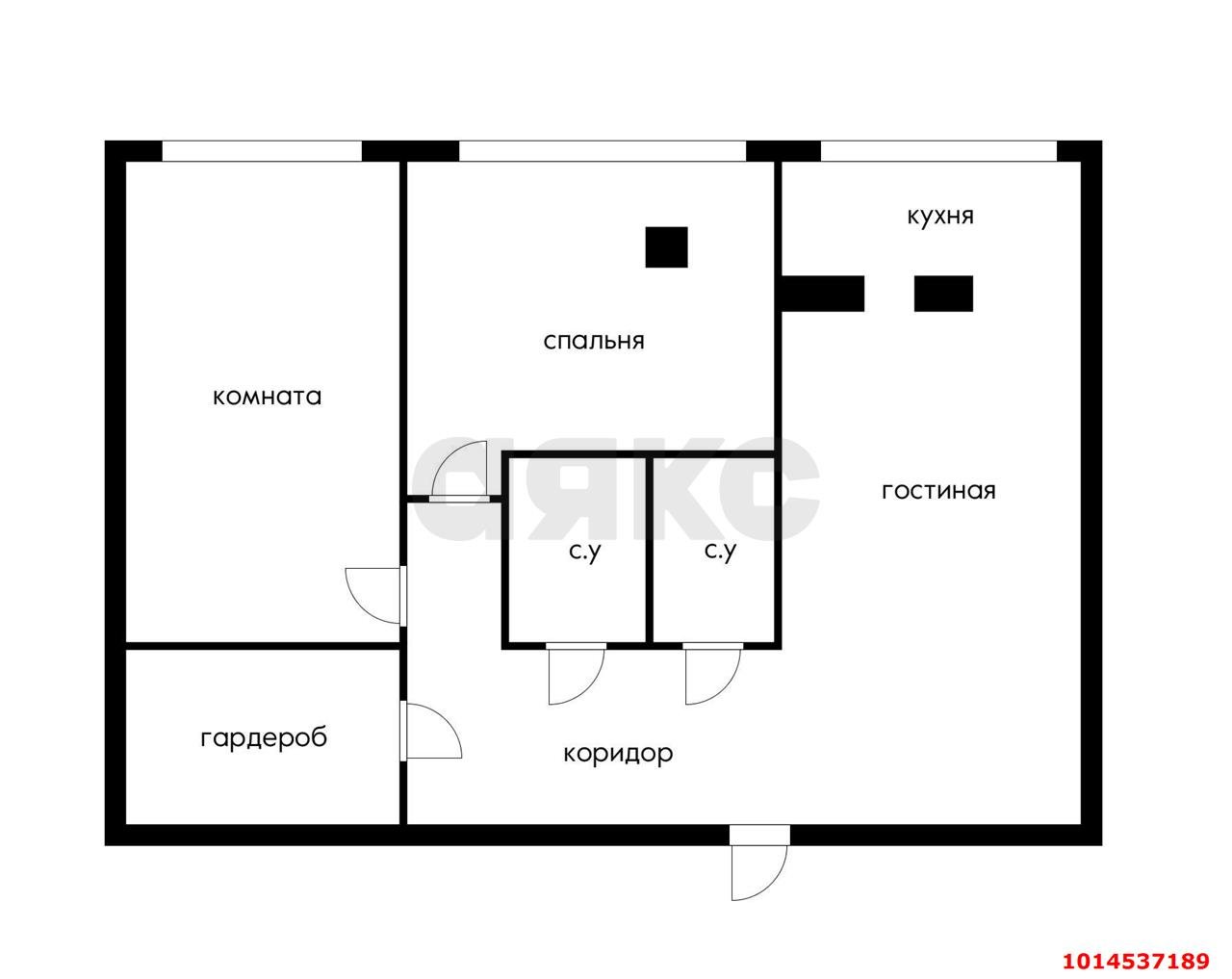 Фото №14: 2-комнатная квартира 88 м² - Краснодар, Центральный, ул. Будённого, 129
