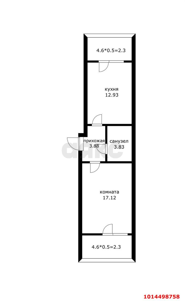 Фото №11: 1-комнатная квартира 53 м² - Краснодар, жилой комплекс Красная площадь, ул. Кореновская, 57к1