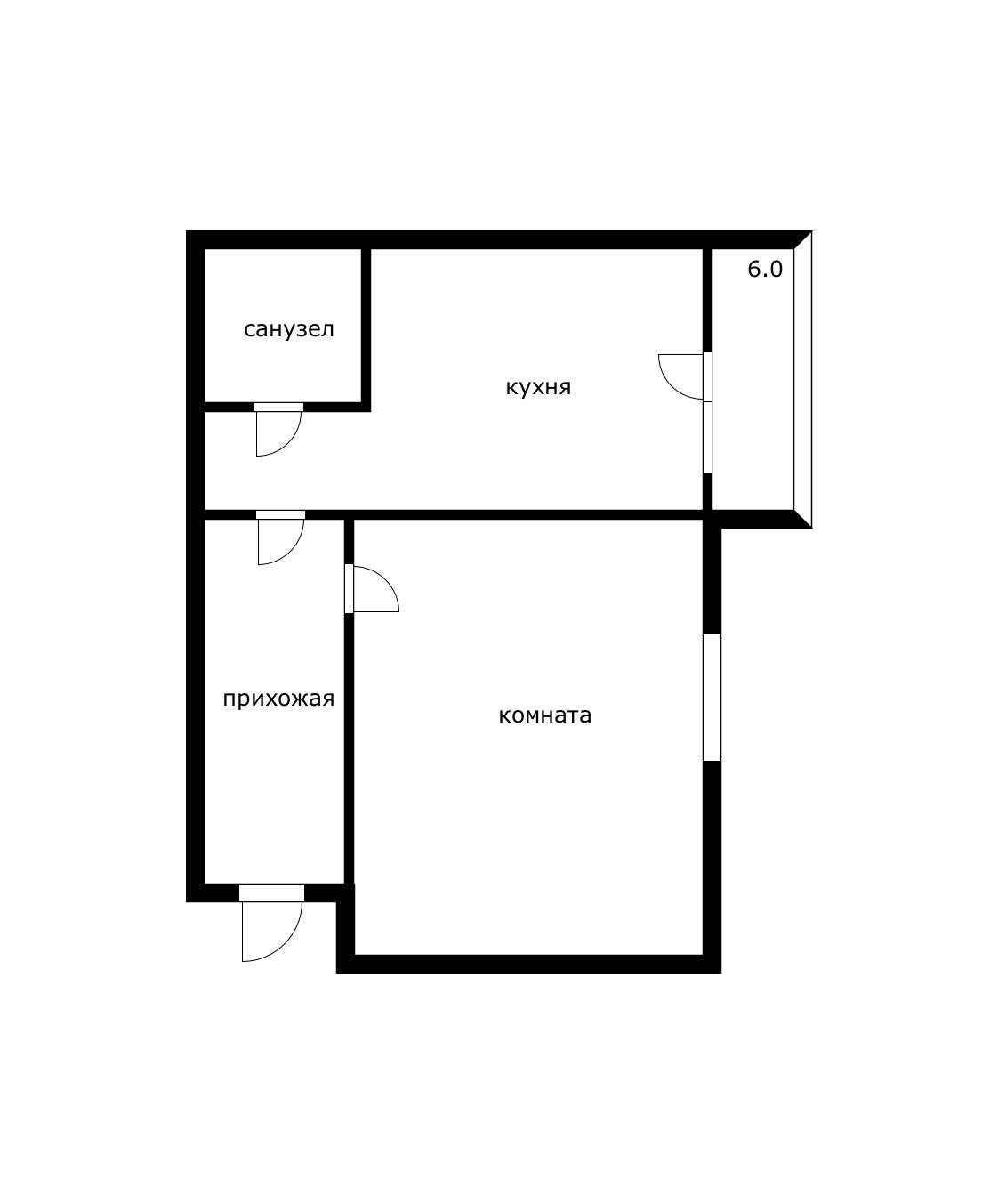 Фото №8: 1-комнатная квартира 47 м² - Геленджик, мкр. Западный, 54