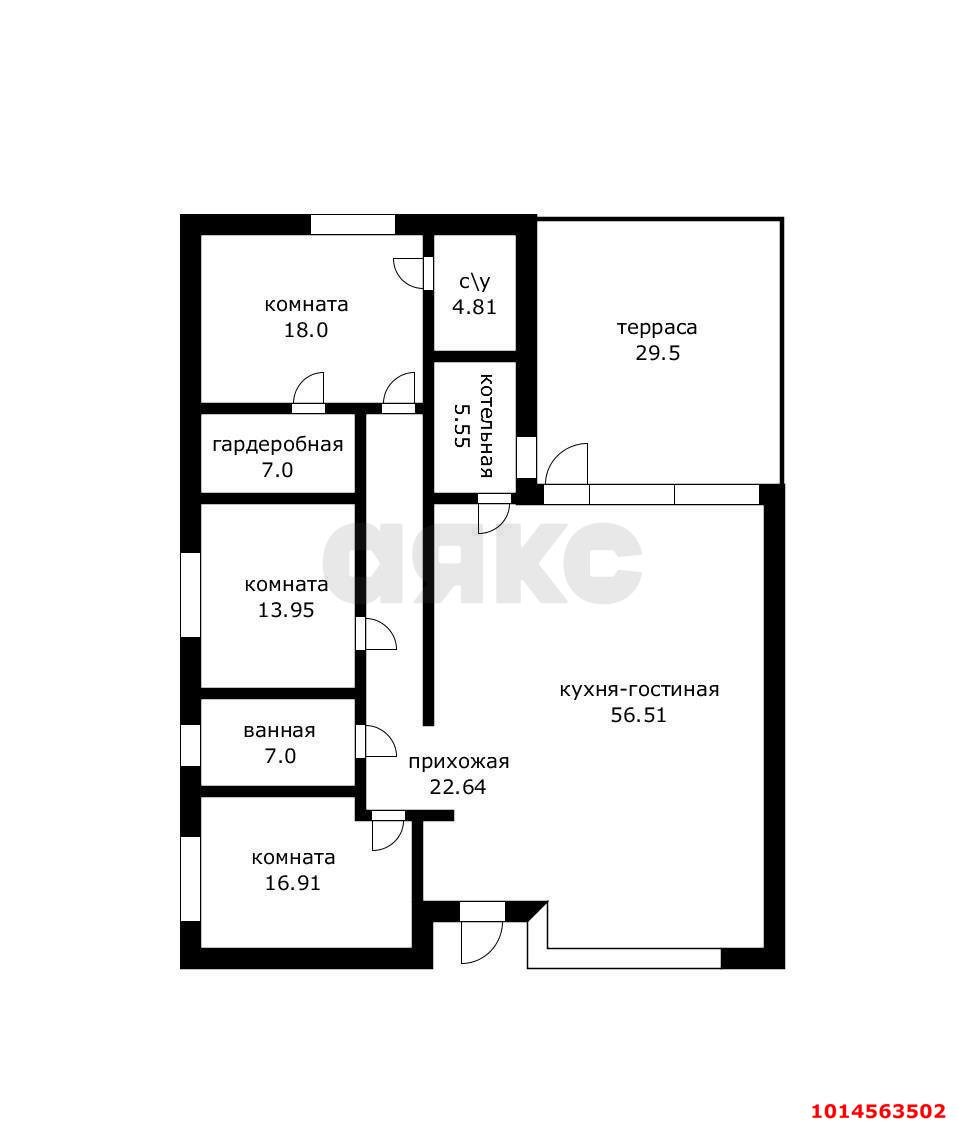 Фото №16: Дом 193 м² + 5.87 сот. - СТ Виктория, мкр. Прикубанский внутригородской округ, ул. Красивая, 9