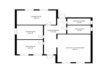 Фото №2: Дом 105 м² - Белореченск, мкр. Северный, ул. Вольная, 2