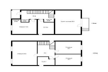 Фото №3: Дом 142 м² - Южный, п. коттеджный  Южная столица, ул. Волжская, 3