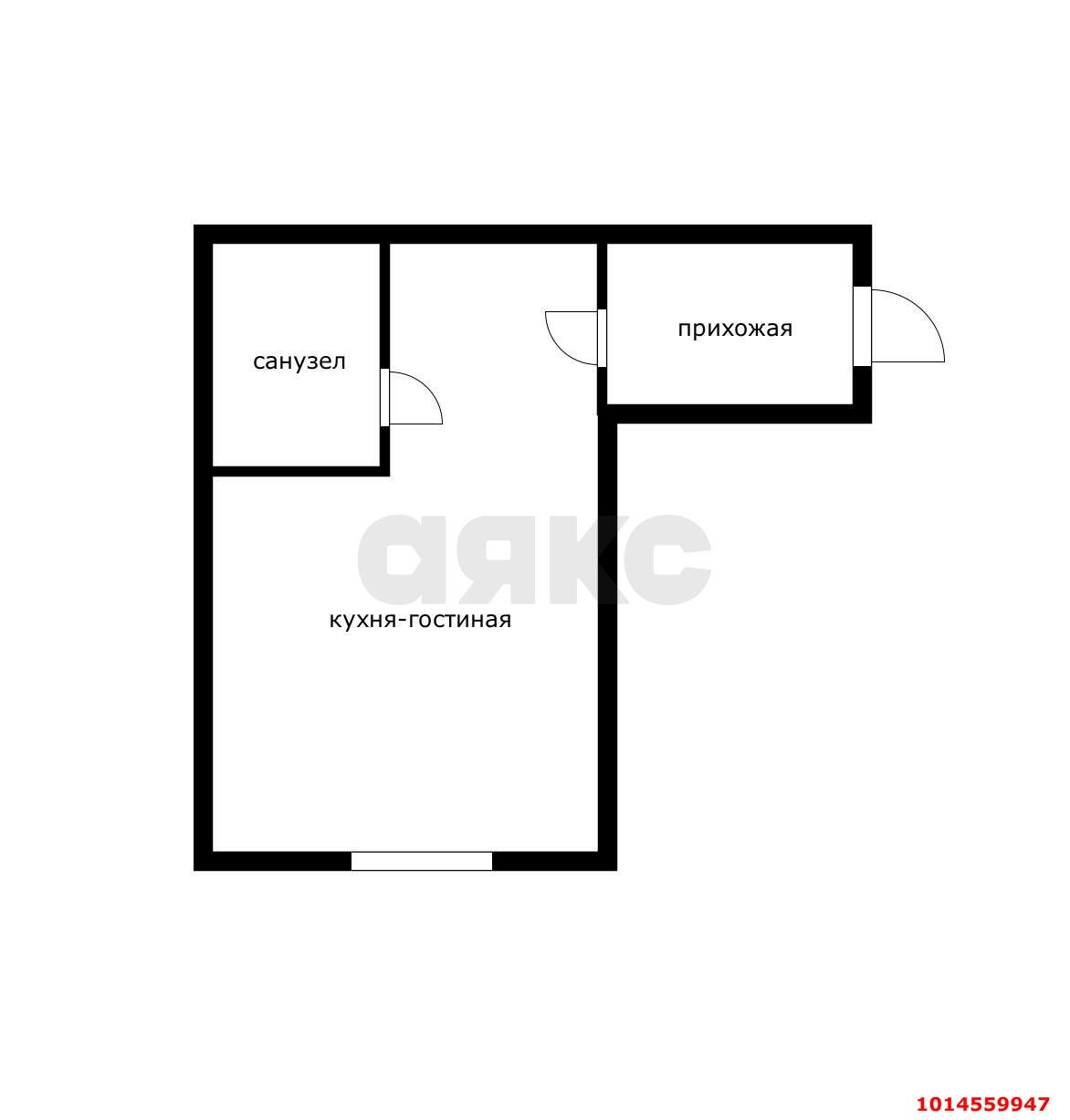 Фото №8: Студия 19 м² - Краснодар, Молодёжный, ул. Душистая, 73