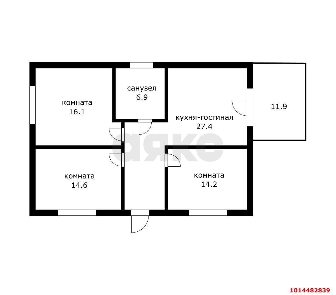 Фото №16: Дом 94 м² + 3.57 сот. - СНТ Радуга, Прикубанский внутригородской округ, ул. Промежуточная, 325/1