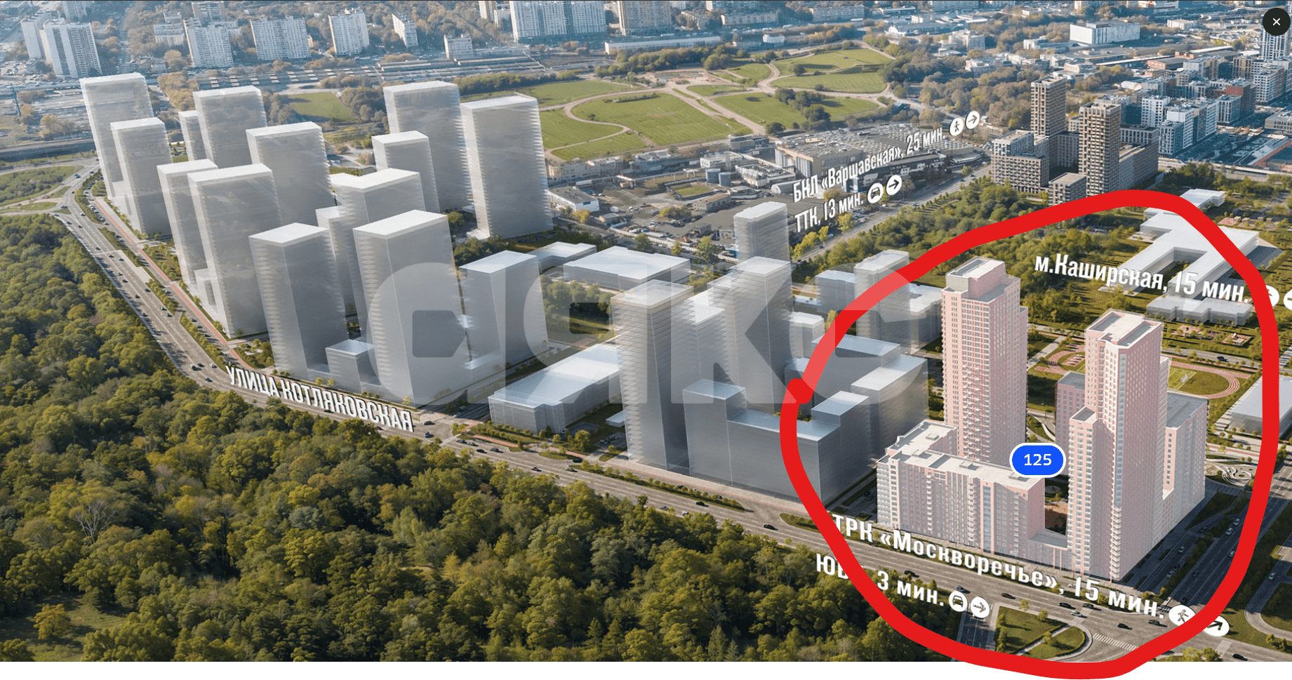 Фото №5: Студия 19 м² - Москва, жилой комплекс Москворечье, 1.2
