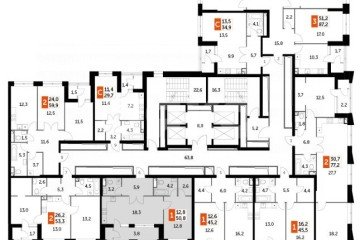 Фото №4: 2-комнатная квартира 50 м² - Москва, мкр. ЖК Скай Гарден, пр-д Строительный, 9с6