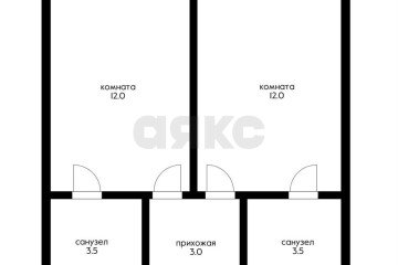 Фото №2: 2-комнатная квартира 42 м² - Краснодар, мкр. жилой комплекс Кремлёвские Ворота, ул. Кореновская, 2к2
