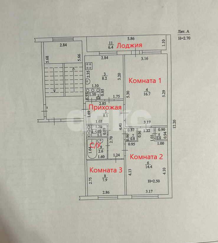 Фото №30: 3-комнатная квартира 61 м² - Темрюк, ул. Макарова, 4