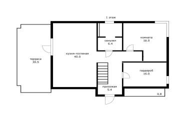 Фото №3: Дом 210 м² - Краснодар, мкр. Завод Измерительных Приборов, аллея улица Тополиная