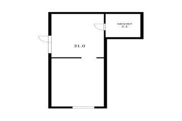 Фото №4: Коммерция 31 м² - Краснодар, мкр. жилой комплекс Дыхание, ул. Лётчика Позднякова, 2к19