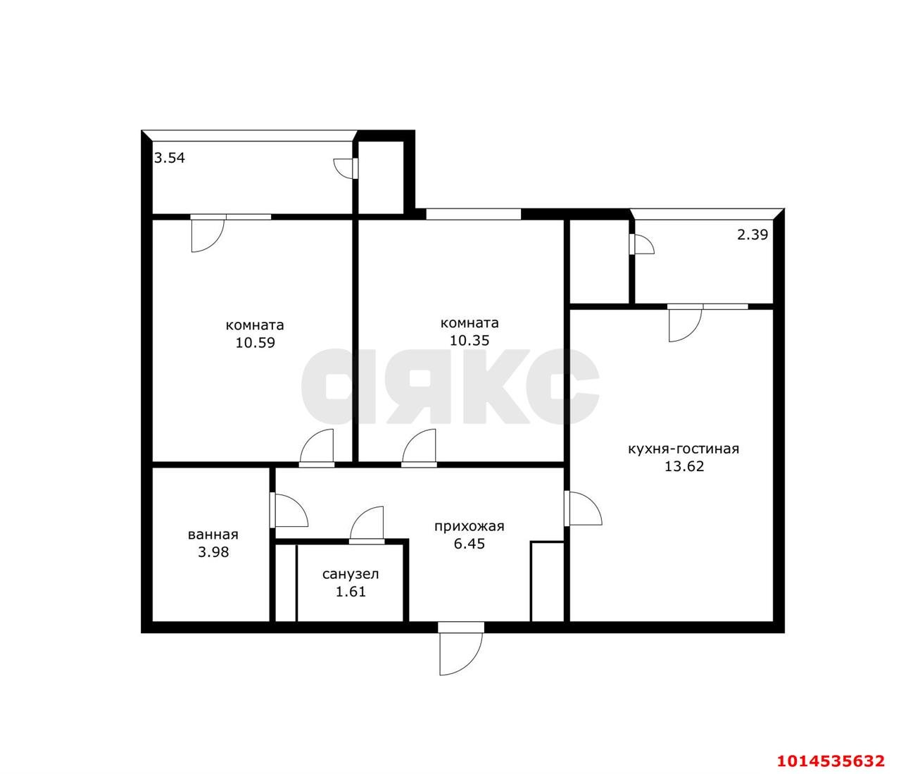 Фото №17: 2-комнатная квартира 52 м² - Краснодар, жилой комплекс Зелёный театр, ул. Западный Обход, 39/1к2