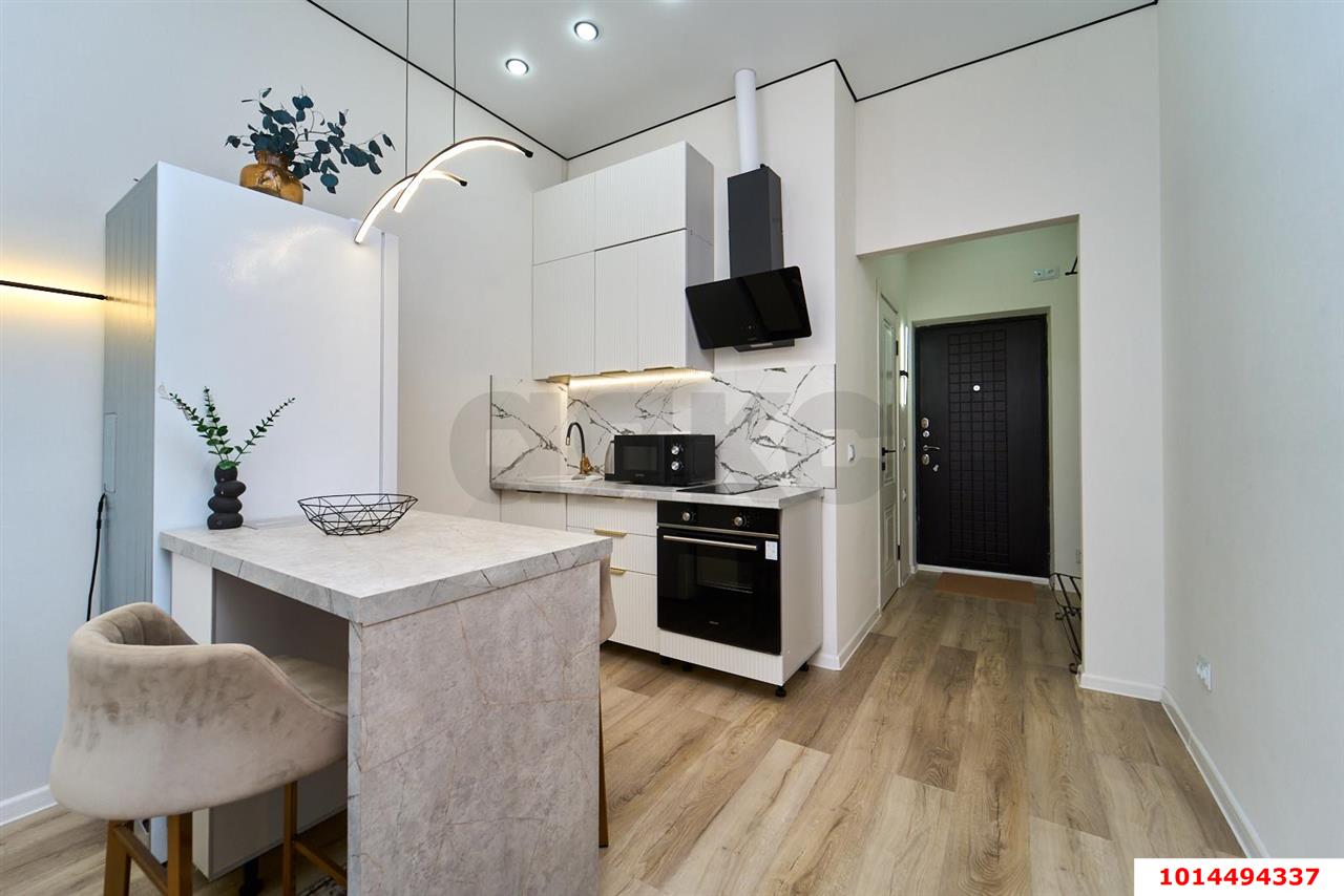 Фото №5: Студия <span class="whitespace-nowrap">15 м²</span>, <span class="whitespace-nowrap">15/16 эт.</span> - Краснодар, Прикубанский внутригородской округ, мкр. жилой комплекс Самолёт-4, ул. Константина Гондаря, 103к1