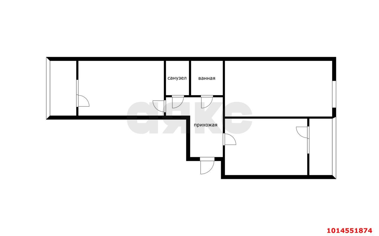 Фото №16: 2-комнатная квартира 52 м² - Краснодар, Славянский, ул. Заполярная, 39к6