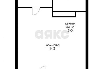 Фото №3: Студия 28 м² - Краснодар, мкр. жилой комплекс Ракурс, ул. имени Героя Ростовского, 8к6