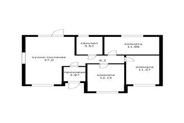 Фото №3: Дом 78 м² - Елизаветинская, ст Росинка, ул. Абрикосовая, 199