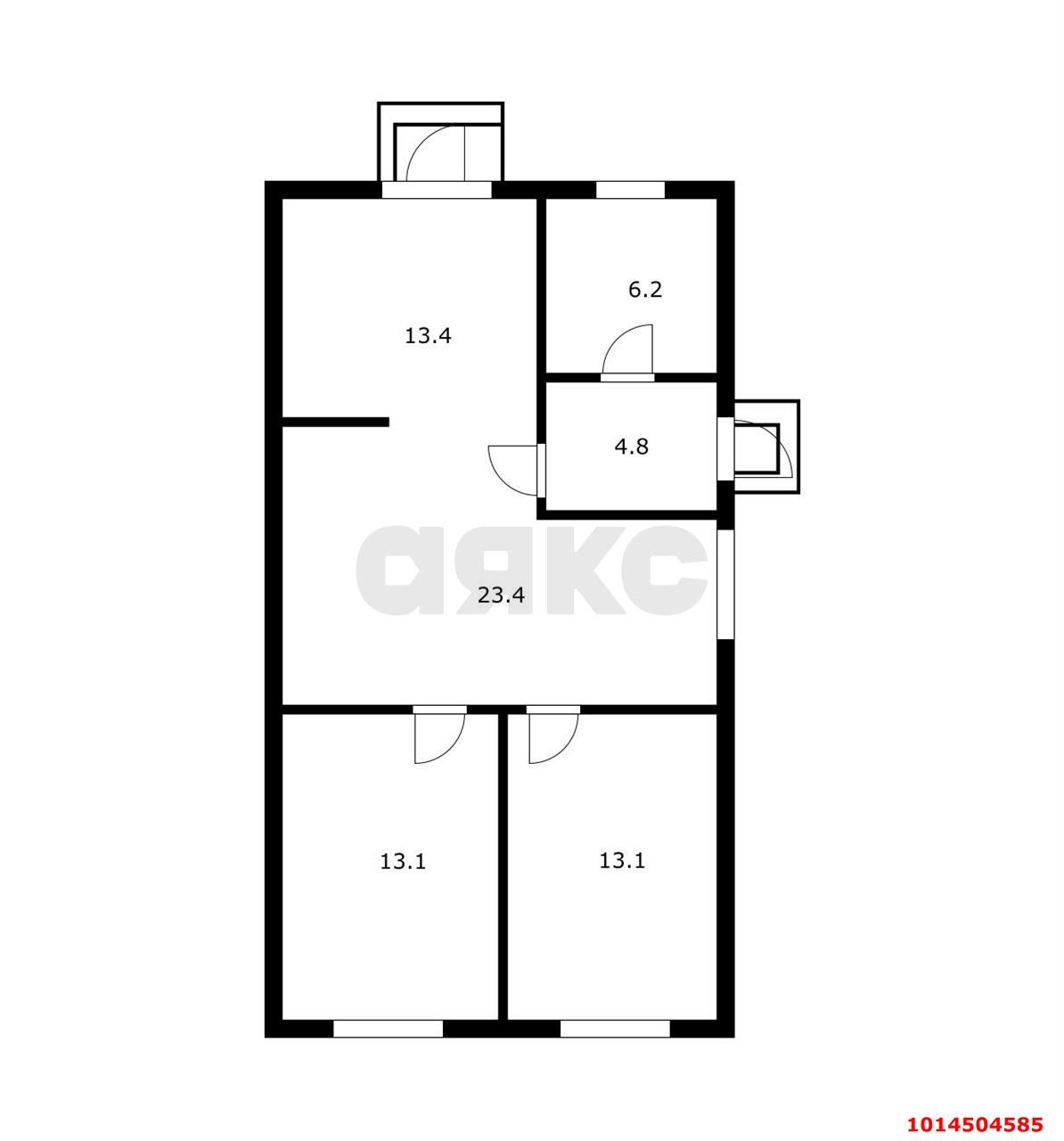 Фото №16: Дом 74 м² + 3 сот. - Ветеран, Прикубанский внутригородской округ, ул. Виноградная