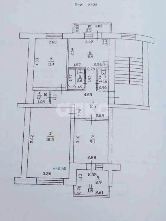Фото №24: 3-комнатная квартира 63 м² - Горячий Ключ, Администрация, ул. Ленина, 232