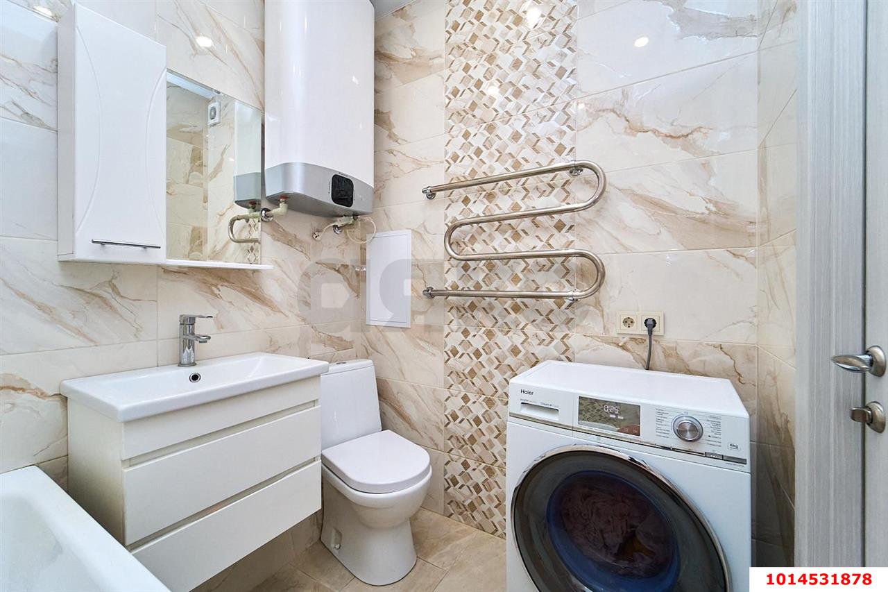 Фото №9: 1-комнатная квартира 35 м² - Краснодар, Камвольно-суконный Комбинат, ул. Магистральная, 11к1