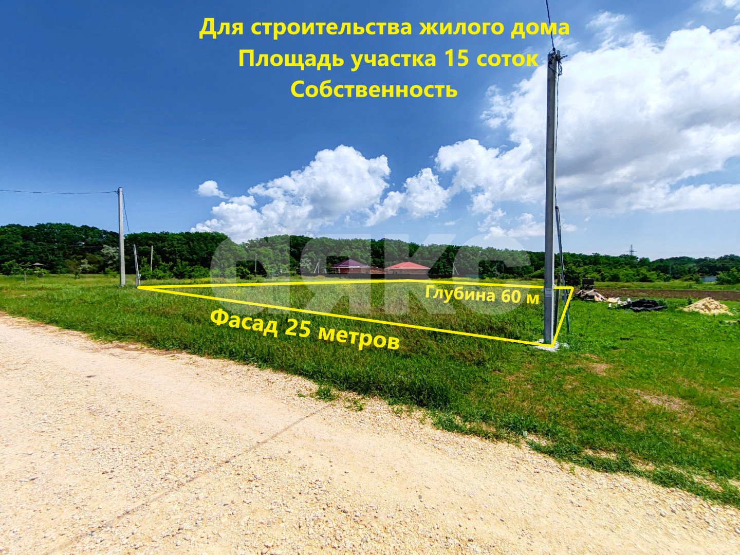 Фото №1: Земельный участок под ИЖС 15 сот. - Сенной, ул. Фанагорийская
