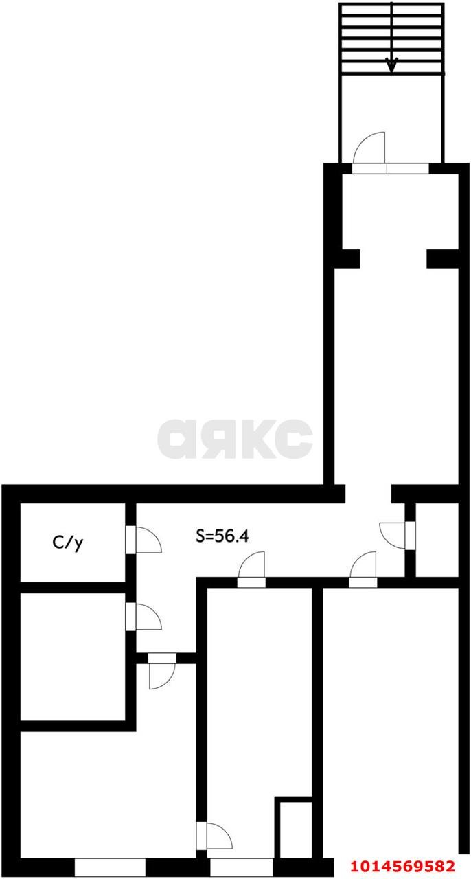 Фото №14: Торговое помещение 57 м² - Краснодар, Фестивальный, ул. имени Тургенева, 145