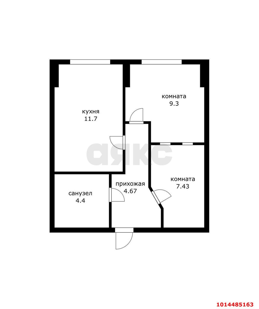 Фото №1: 1-комнатная квартира 38 м² - Краснодар, Фестивальный, ул. Сергея Михалёва, 2А