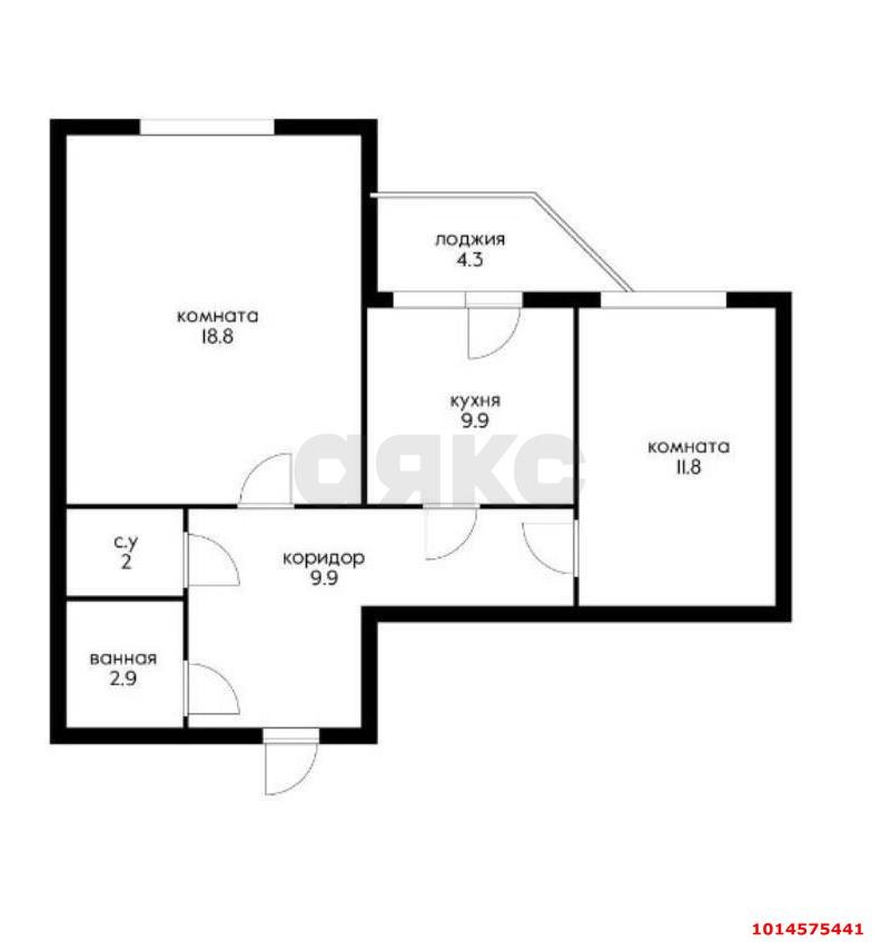 Фото №15: 2-комнатная квартира 59 м² - Краснодар, Восточно-Кругликовский, ул. Героя А.А. Аверкиева, 1