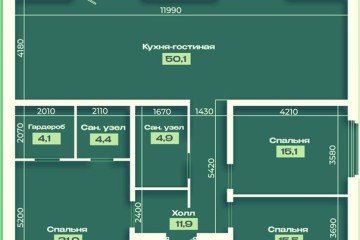 Фото №1: Коттедж 127 м² - Мелодия, 