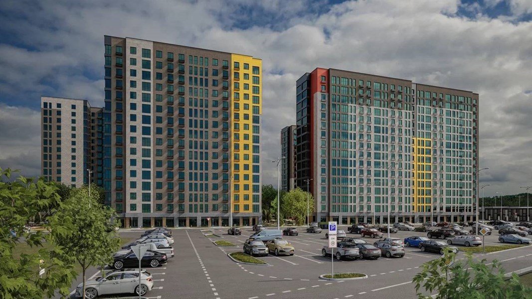 Фото №6: 3-комнатная квартира 77 м² - Яблоновский, мкр. ЖК Мегасити