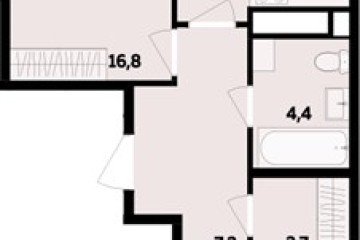 Фото №1: 2-комнатная квартира 64 м² - Новая Адыгея, 