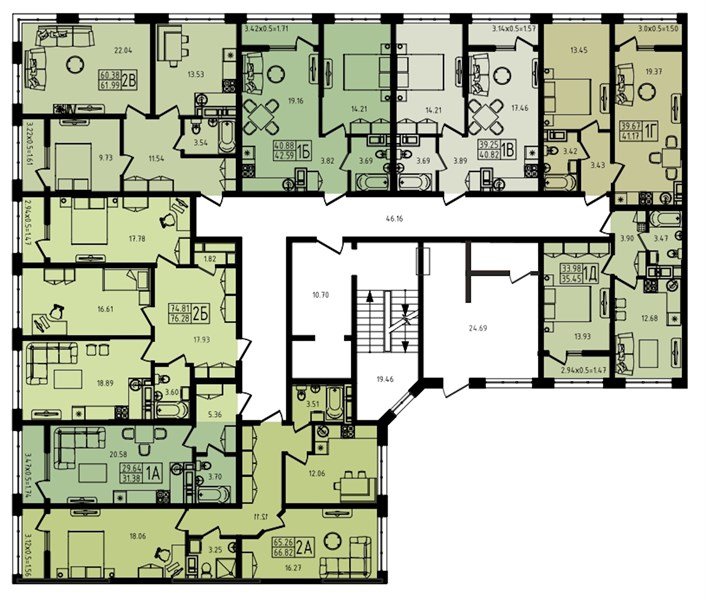 Фото №8: 2-комнатная квартира 76 м² - Майкоп