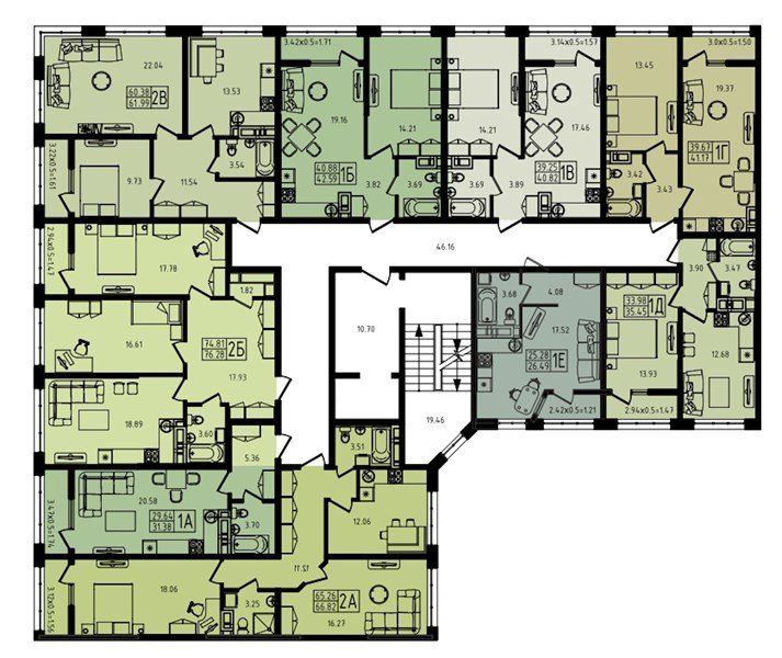 Фото №8: 2-комнатная квартира 76 м² - Майкоп