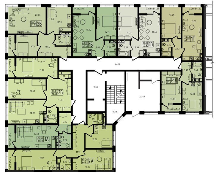 Фото №8: 2-комнатная квартира 76 м² - Майкоп