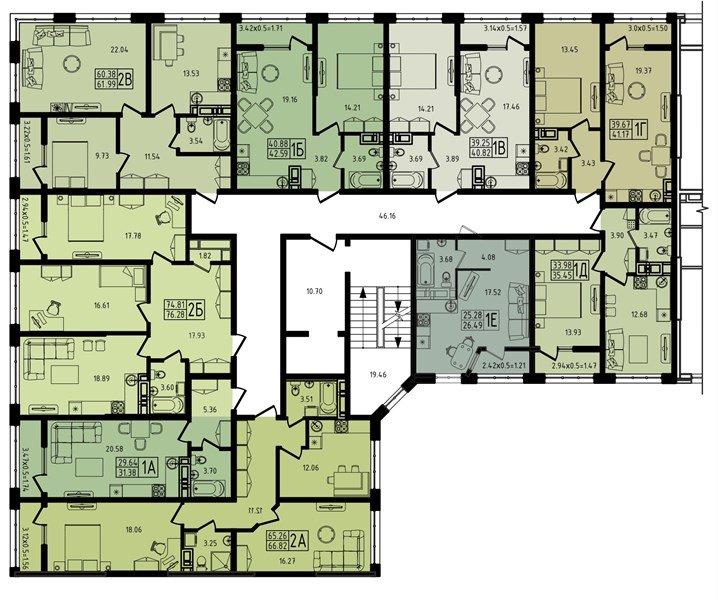 Фото №8: 2-комнатная квартира 76 м² - Майкоп