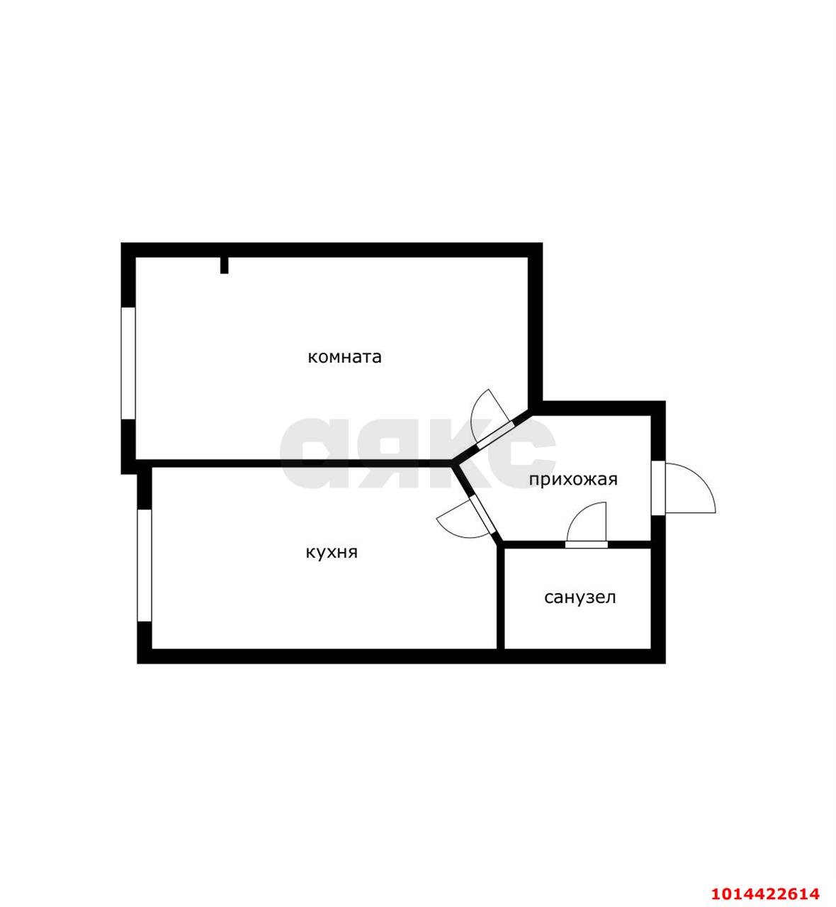 Фото №1: 1-комнатная квартира 42 м² - Российский, мкр. Прикубанский внутригородской округ, ул. Бигдая, 11