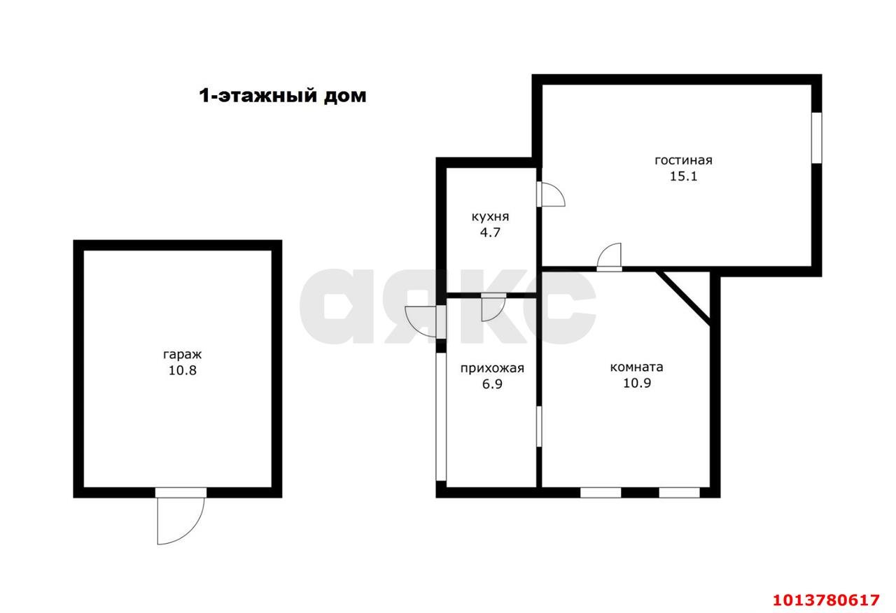 Фото №4: Часть дома 110 м² + 3 сот. - Краснодар, Центральный, ул. Чапаева, 7