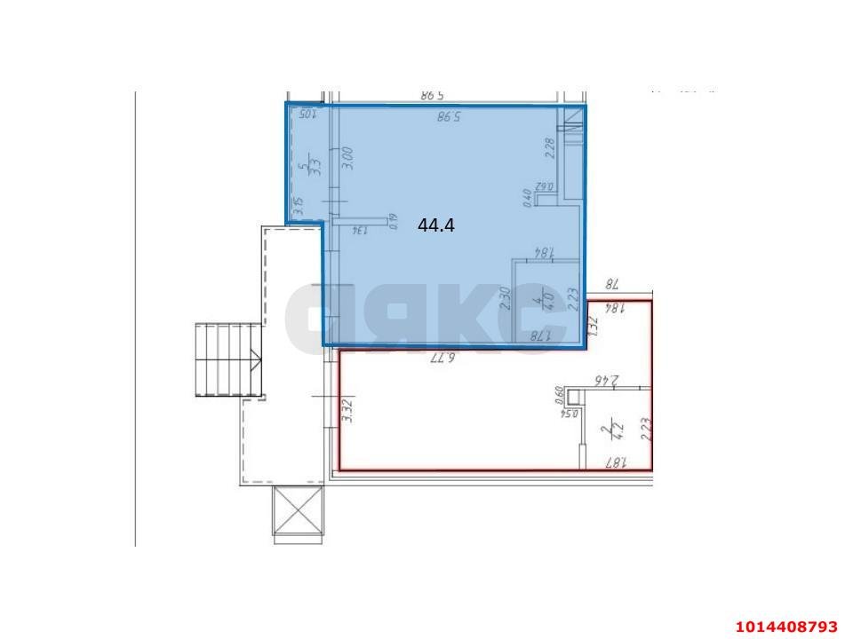 Фото №5: Коммерция 44 м² - Краснодар, Прикубанский внутригородской округ, ЖК Небо, мкр. 9-й километр, ул. Ярославская, 115к6