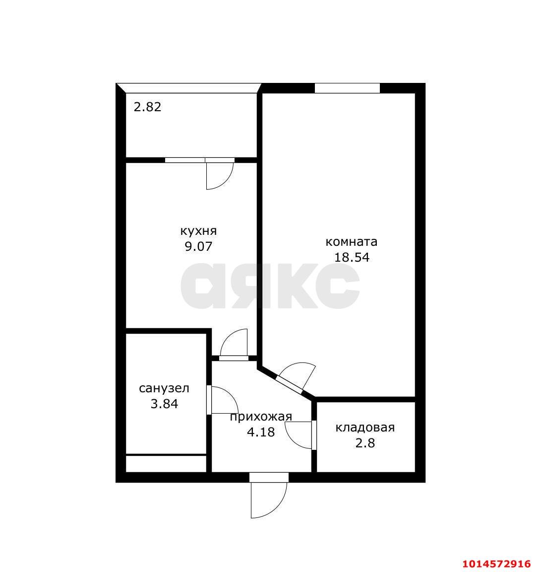 Фото №10: 1-комнатная квартира 42 м² - Краснодар, жилой комплекс Большой, ул. Красная, 176лит5/3
