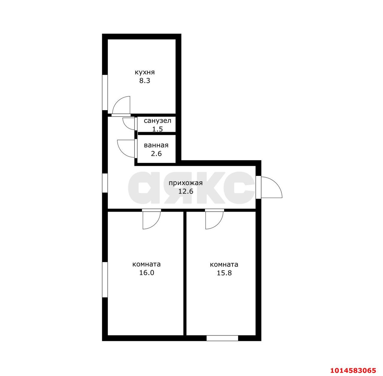 Фото №8: 2-комнатная квартира 56 м² - Краснодар, ТЭЦ, ул. Трамвайная, 11