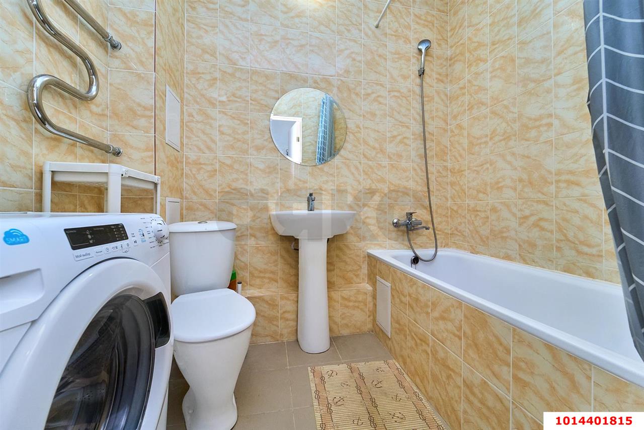 Фото №9: 1-комнатная квартира <span class="whitespace-nowrap">38 м²</span>, <span class="whitespace-nowrap">9/25 эт.</span> - Краснодар, Прикубанский внутригородской округ, мкр. ЖК Губернский, ул. имени Героя Георгия Бочарникова, 8